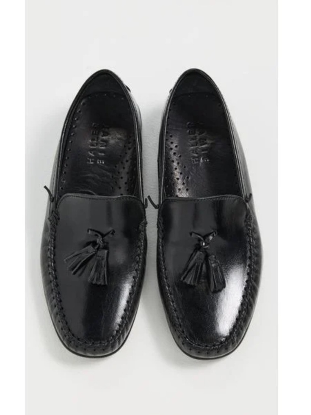 Jamie Haller black Tassel Leather tasselo moc Loafers 38